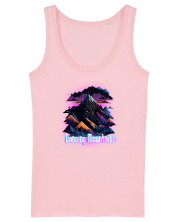 dancing pink mountains Cotton Pink