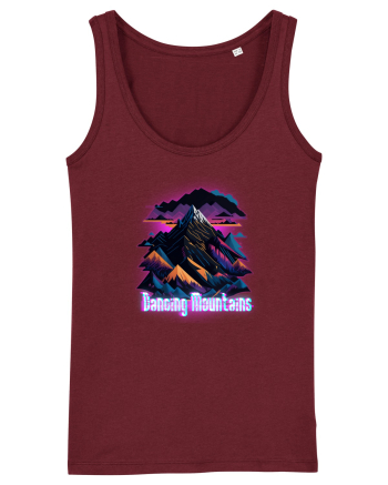 dancing pink mountains Burgundy