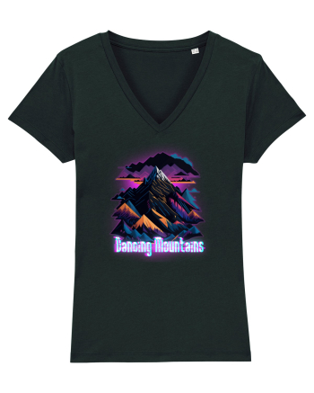 dancing pink mountains Black