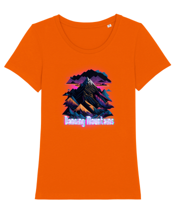 dancing pink mountains Bright Orange
