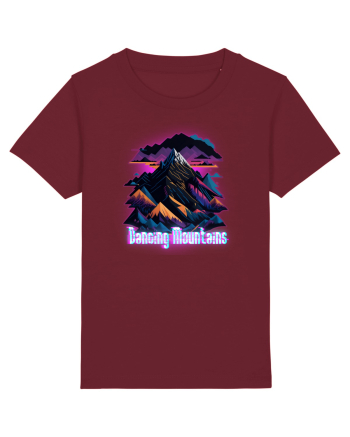 dancing pink mountains Burgundy