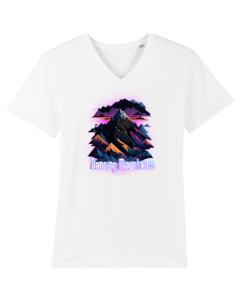 dancing pink mountains White