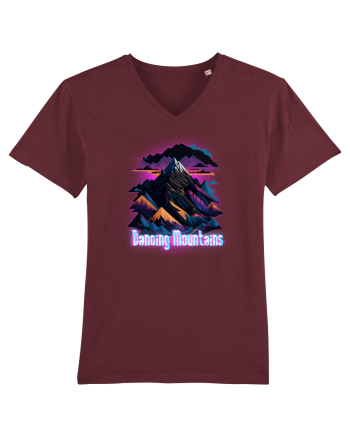 dancing pink mountains Burgundy