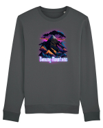 dancing pink mountains Bluză mânecă lungă Unisex Rise