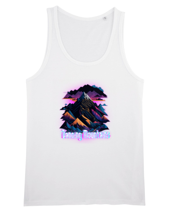 dancing pink mountains White