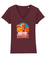 oppenheimer smile Tricou mânecă scurtă guler V Damă Evoker