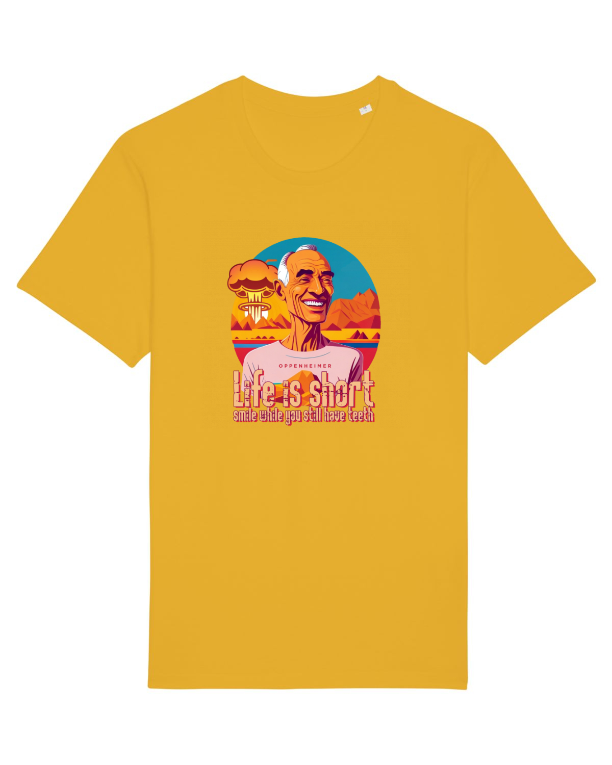 Tricou mânecă scurtă Unisex Rocker Spectra Yellow