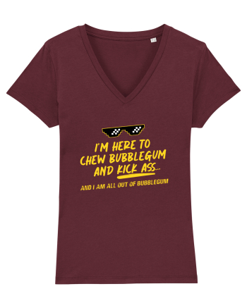 Chew Bubblegum and Kick ass Burgundy