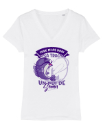 Un  pui de somn - v1 Tricou mânecă scurtă guler V Damă Evoker