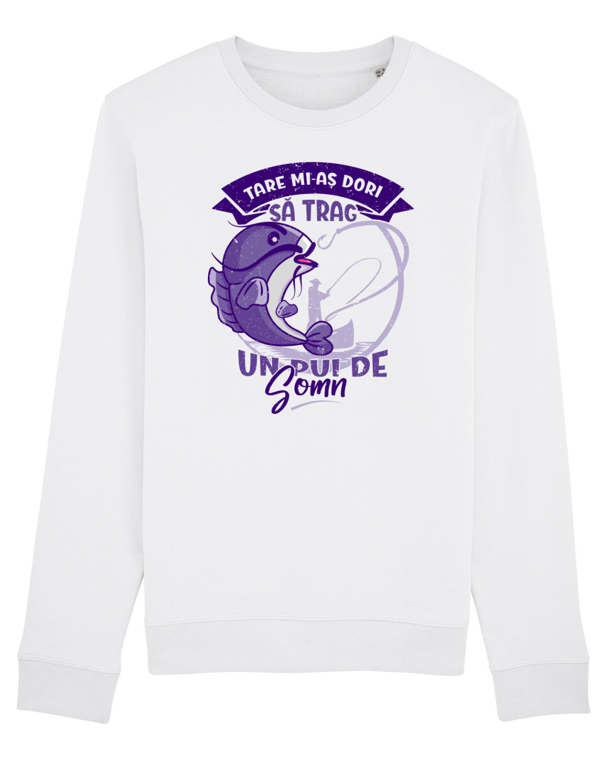 Bluză mânecă lungă Unisex Rise White