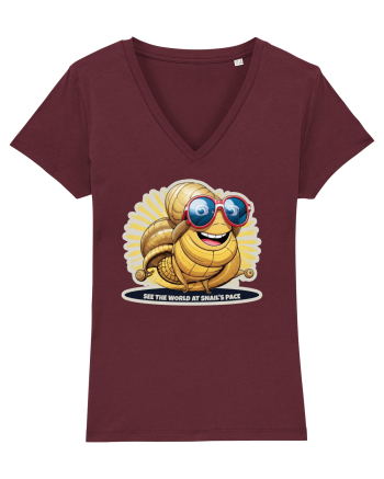 Snail Chic Burgundy