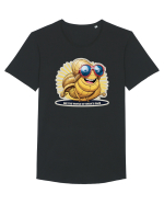 Snail Chic Tricou mânecă scurtă guler larg Bărbat Skater