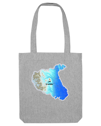 Vrancea County Map Heather Grey