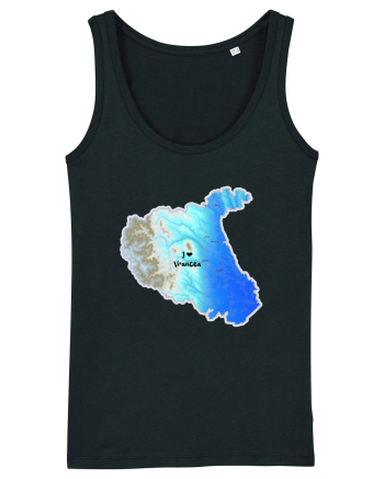 Vrancea County Map Black