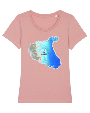 Vrancea County Map Canyon Pink