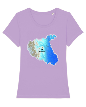 Vrancea County Map Lavender Dawn