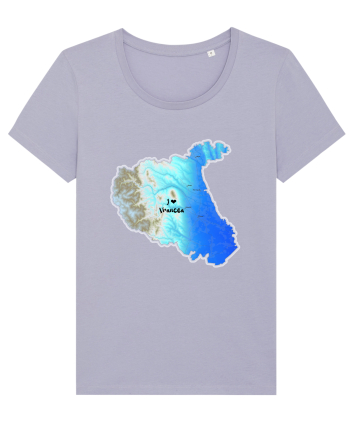 Vrancea County Map Lavender