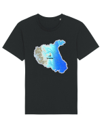 Vrancea County Map Tricou mânecă scurtă Unisex Rocker