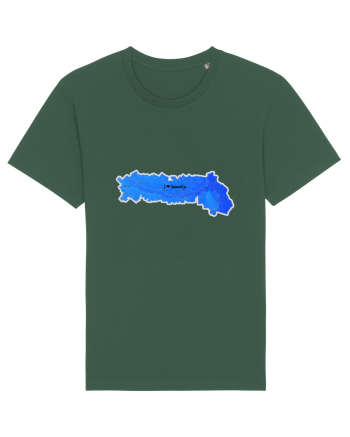 Ialomița County Map Bottle Green