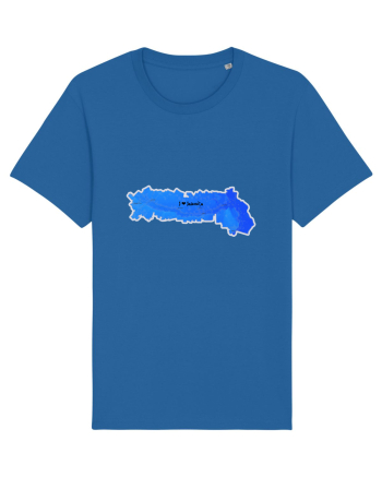 Ialomița County Map Royal Blue
