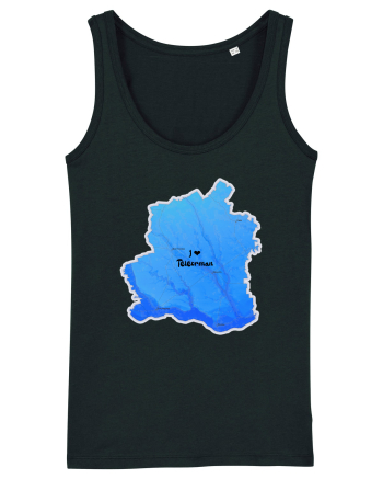 Teleorman County Map Black