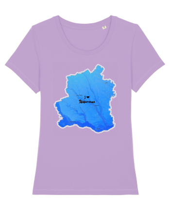 Teleorman County Map Lavender Dawn
