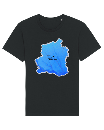 Teleorman County Map Black