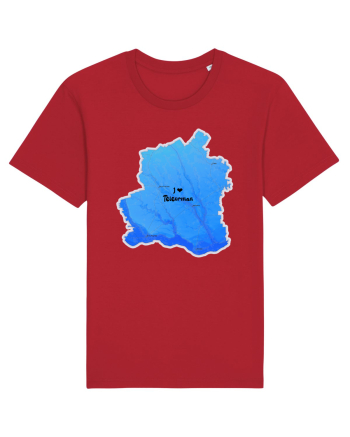 Teleorman County Map Red