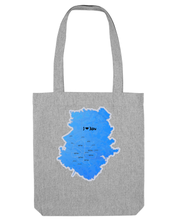 Ilfov County Map Heather Grey