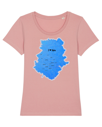 Ilfov County Map Canyon Pink