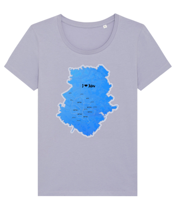 Ilfov County Map Lavender