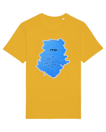 Ilfov County Map Spectra Yellow