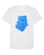 Ilfov County Map Tricou mânecă scurtă guler larg Bărbat Skater