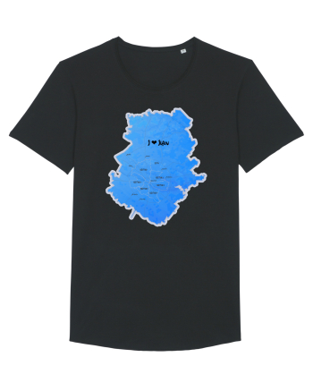 Ilfov County Map Black