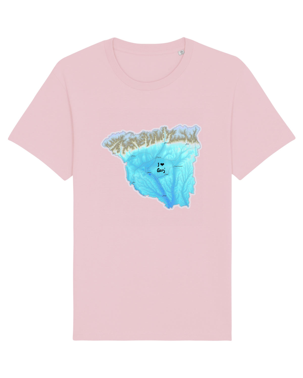 Tricou mânecă scurtă Unisex Rocker Cotton Pink