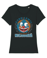 Gura lumii nu tace niciodată Tricou mânecă scurtă guler larg fitted Damă Expresser