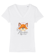 Good vibes 1 Tricou mânecă scurtă guler V Damă Evoker