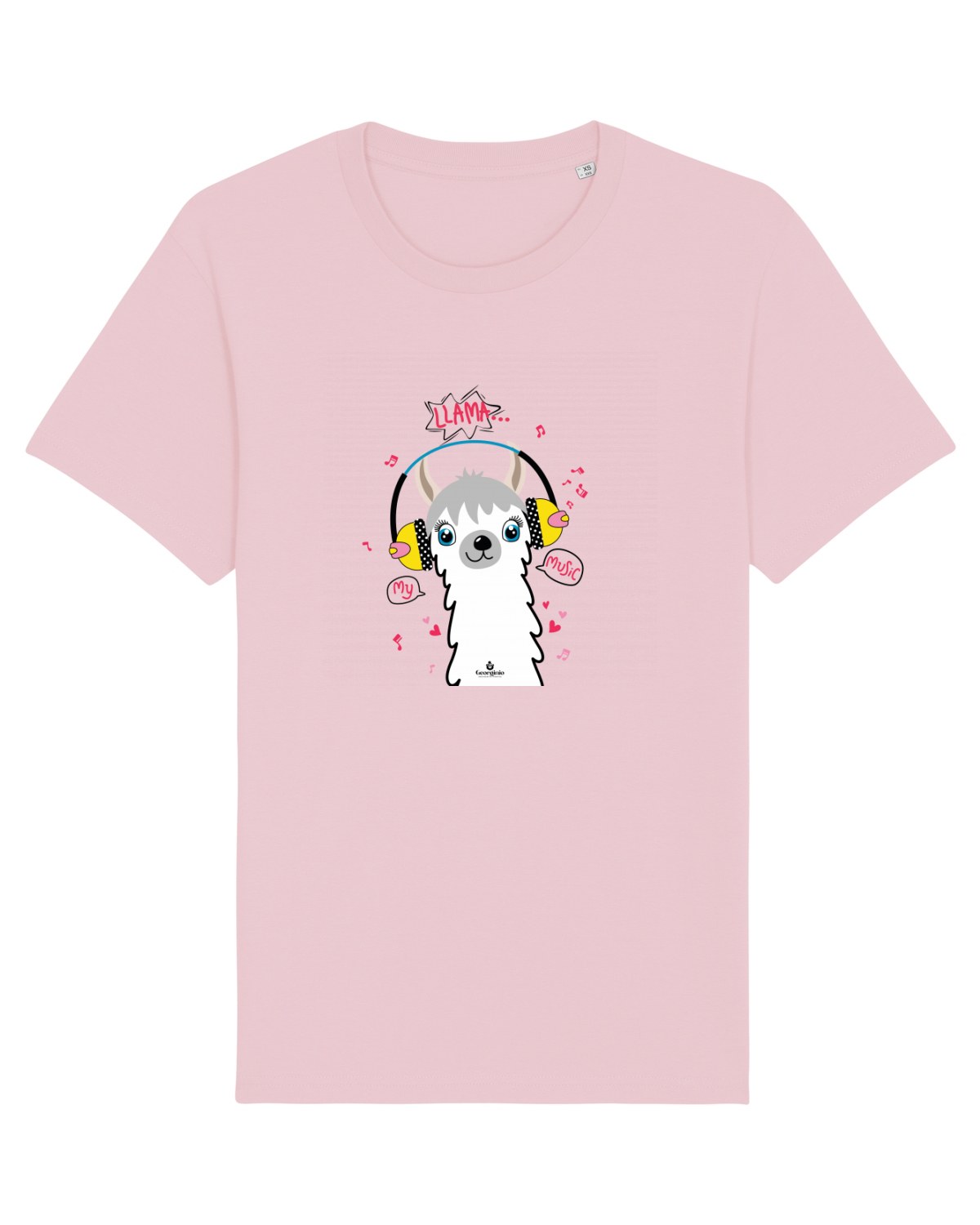 Tricou mânecă scurtă Unisex Rocker Cotton Pink