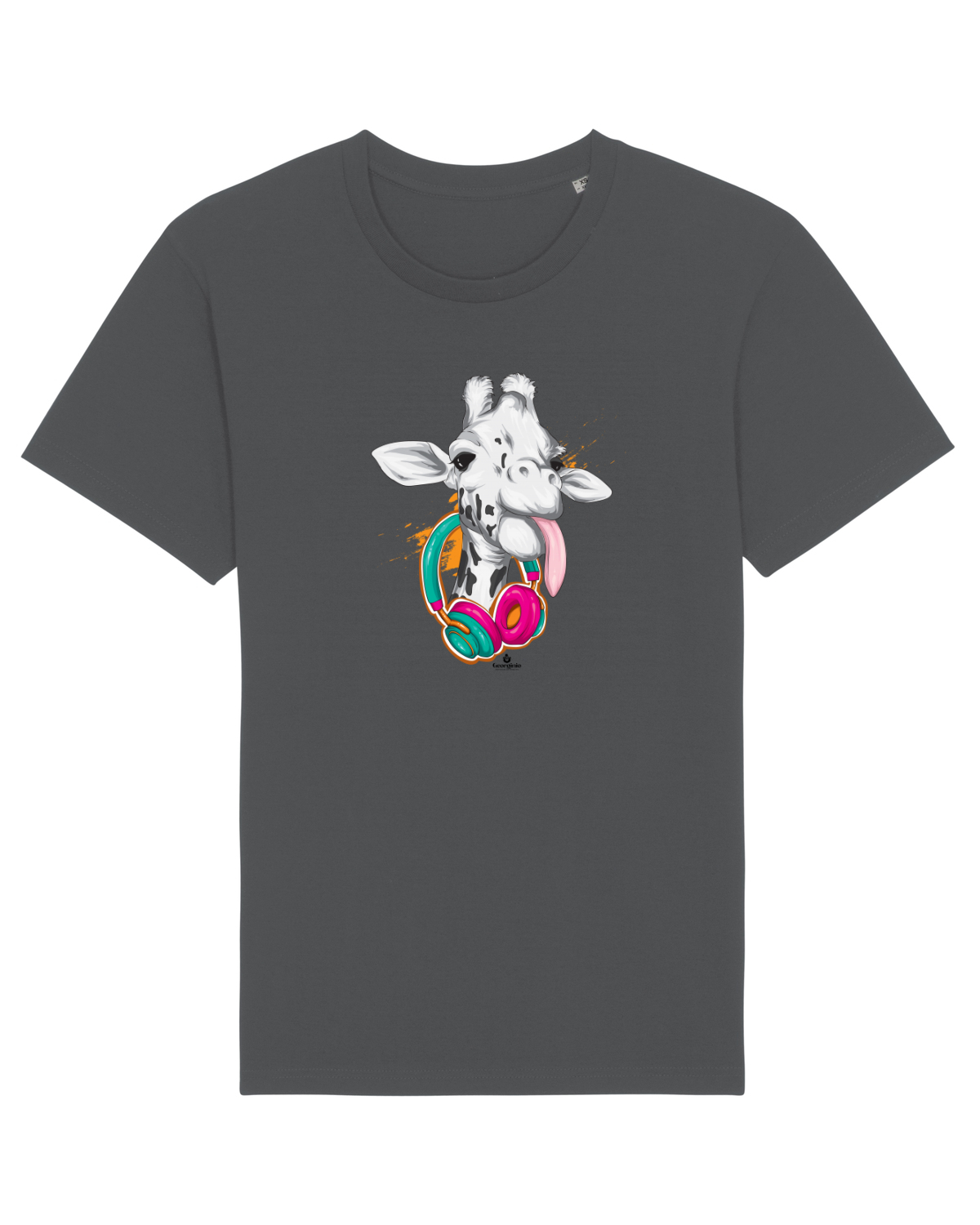 Tricou mânecă scurtă Unisex Rocker Anthracite