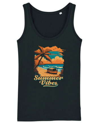 summer boat vibes Black