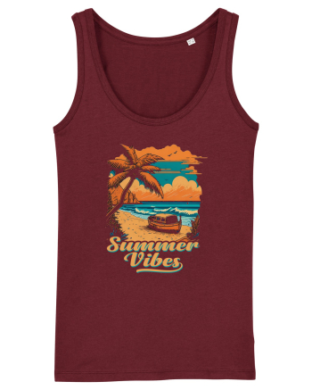 summer boat vibes Burgundy