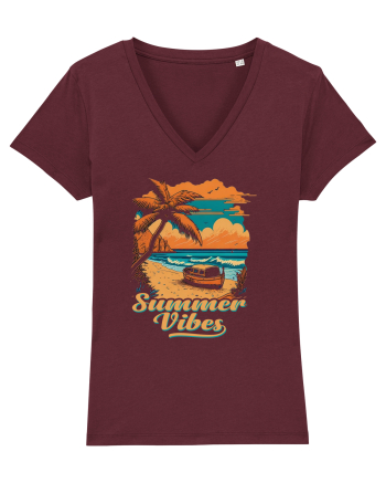 summer boat vibes Burgundy