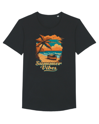 summer boat vibes Black