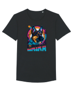 laika Tricou mânecă scurtă guler larg Bărbat Skater