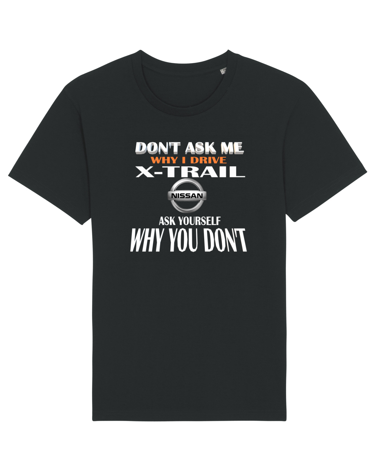 Tricou mânecă scurtă Unisex Rocker Black