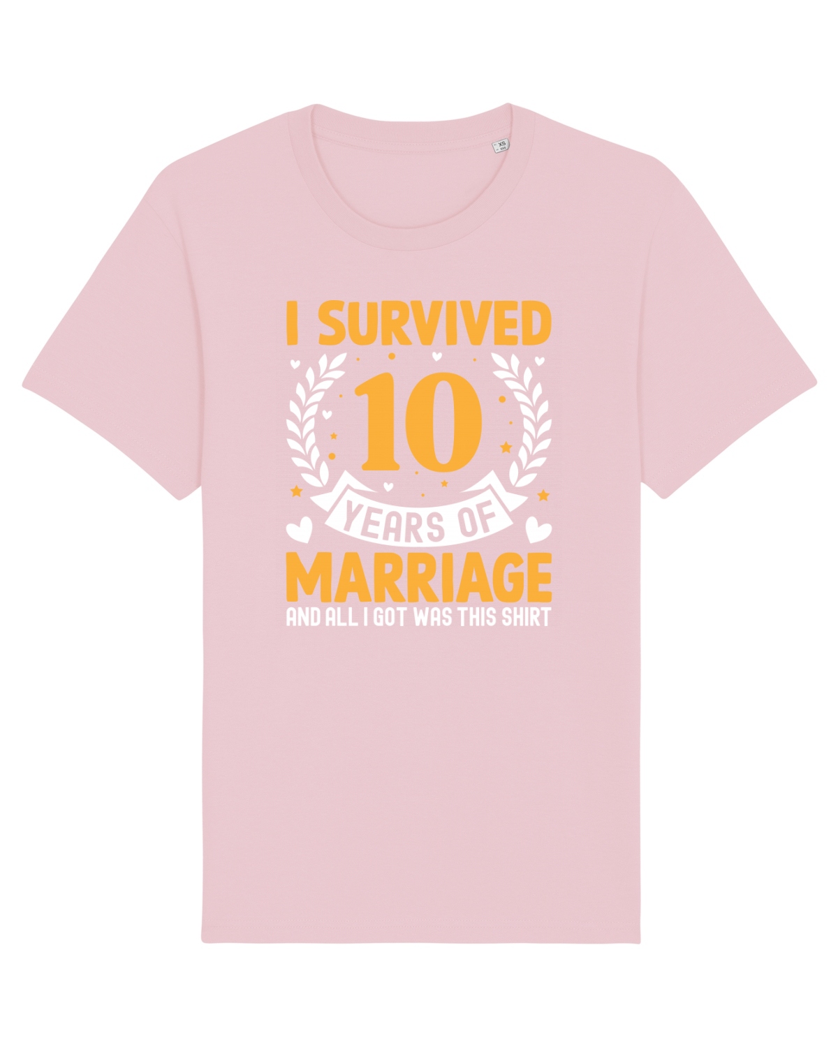 Tricou mânecă scurtă Unisex Rocker Cotton Pink