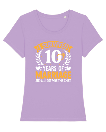 I Survived 10 Years Of Marriage And All I Got Was This Shirt ring Lavender Dawn
