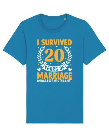 I Survived 20 Years Of Marriage And All I Got Was This Shirt Azur