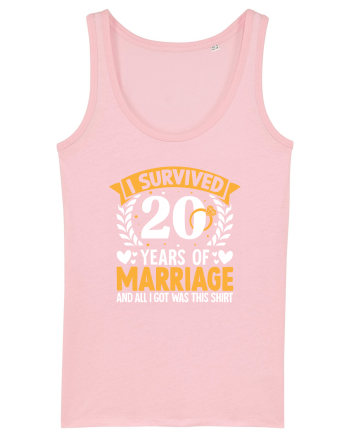 I Survived 20 Years Of Marriage And All I Got Was This Shirt ring Cotton Pink