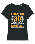 I Survived 30 Years Of Marriage And All I Got Was This Shirt Tricou mânecă scurtă guler larg fitted Damă Expresser
